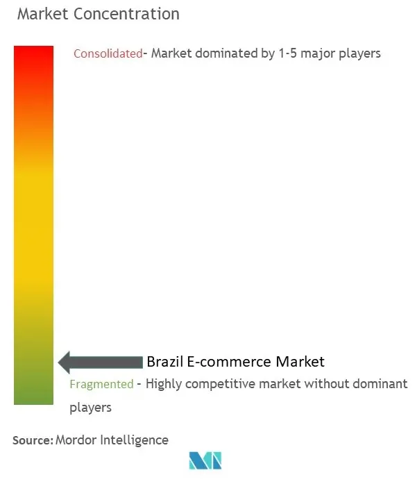 Brazil E-commerce Market Concentration