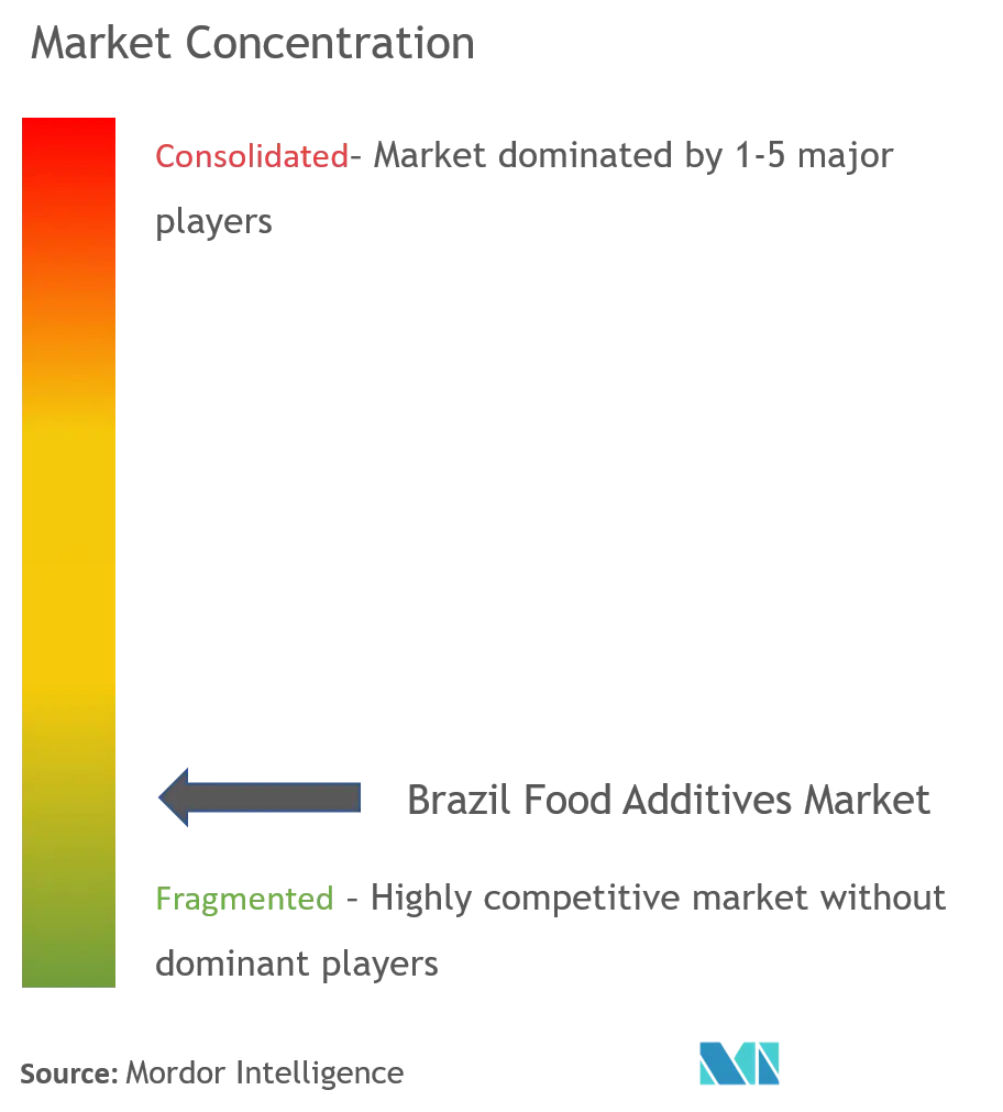 Additifs alimentaires au BrésilConcentration du marché