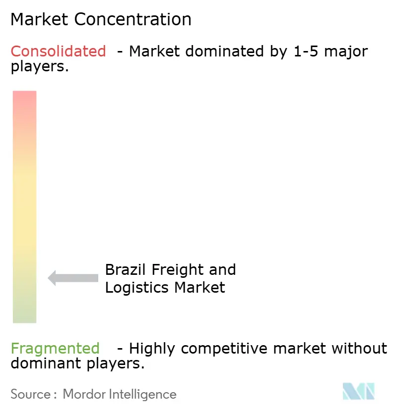 Brazil Freight and Logistics Market Concentration