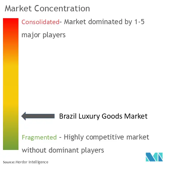 Brazil Luxury Goods Market Concentration