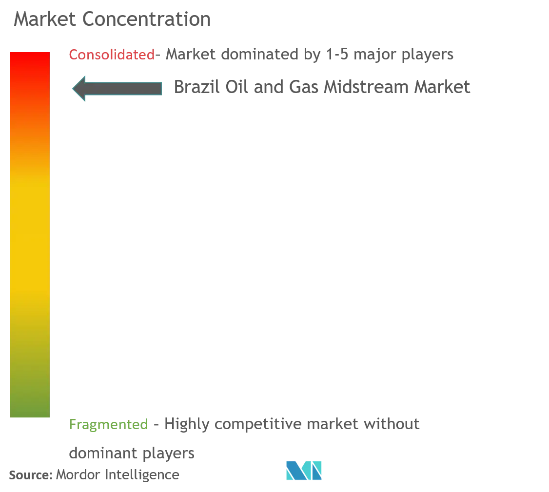 Brazil Oil And Gas Midstream Market Concentration