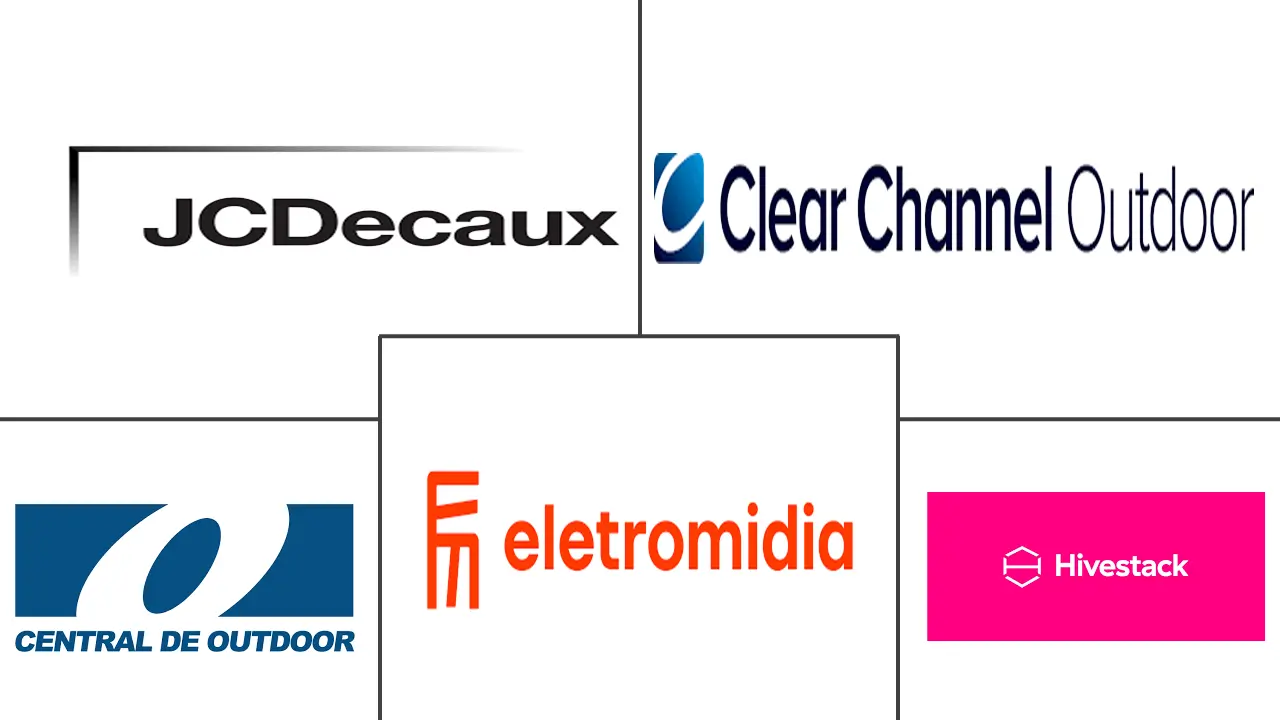 Major players in Brazil OOH and DOOH industry