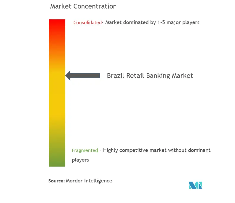 Privatkundengeschäft in BrasilienMarktkonzentration