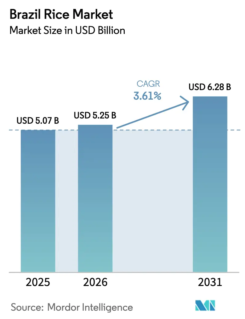 Brazil Rice Market (2025 - 2030)