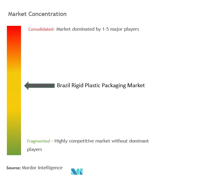 Brazil Rigid Plastic Packaging Market Concentration