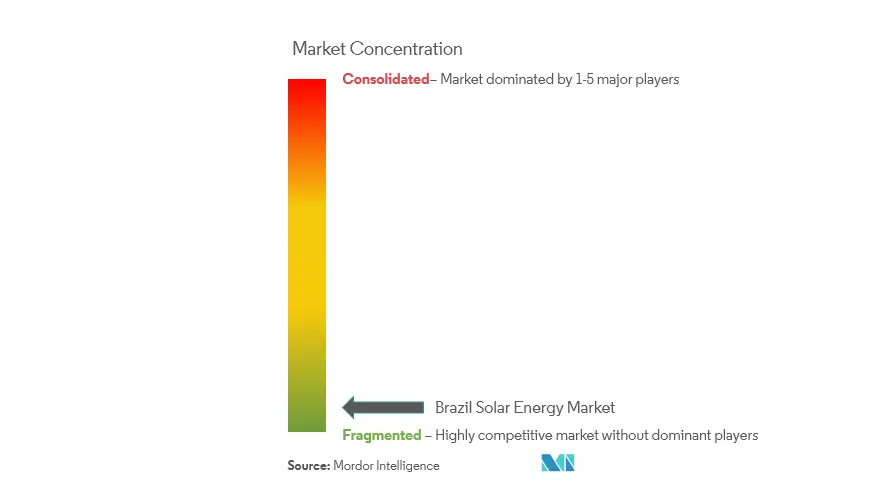 Brazil Solar Energy Market Concentration