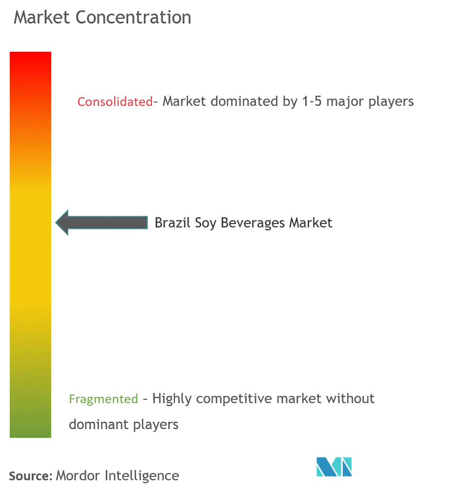 Bebidas de soja de BrasilConcentración del Mercado
