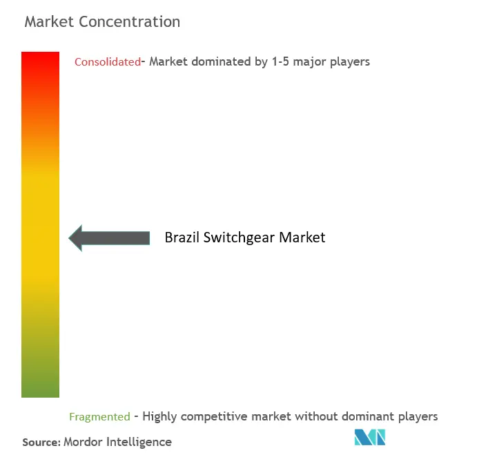 Brazil Switchgear Market Concentration