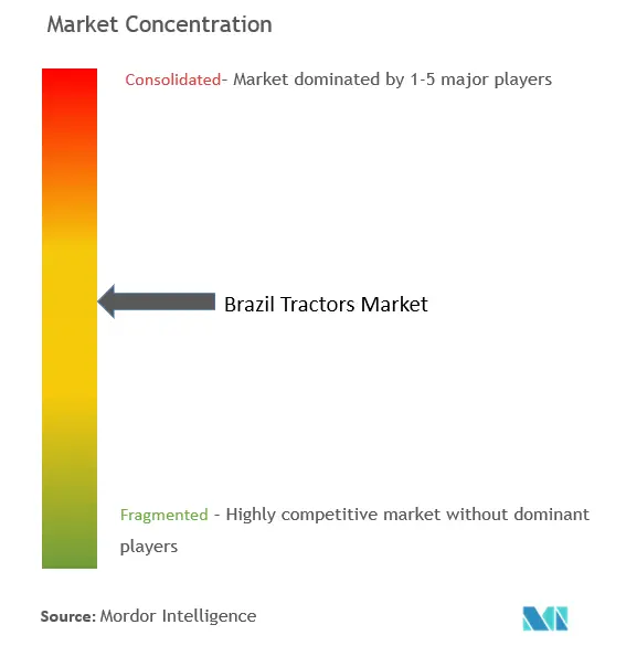 Brazil Tractors Market Concentration