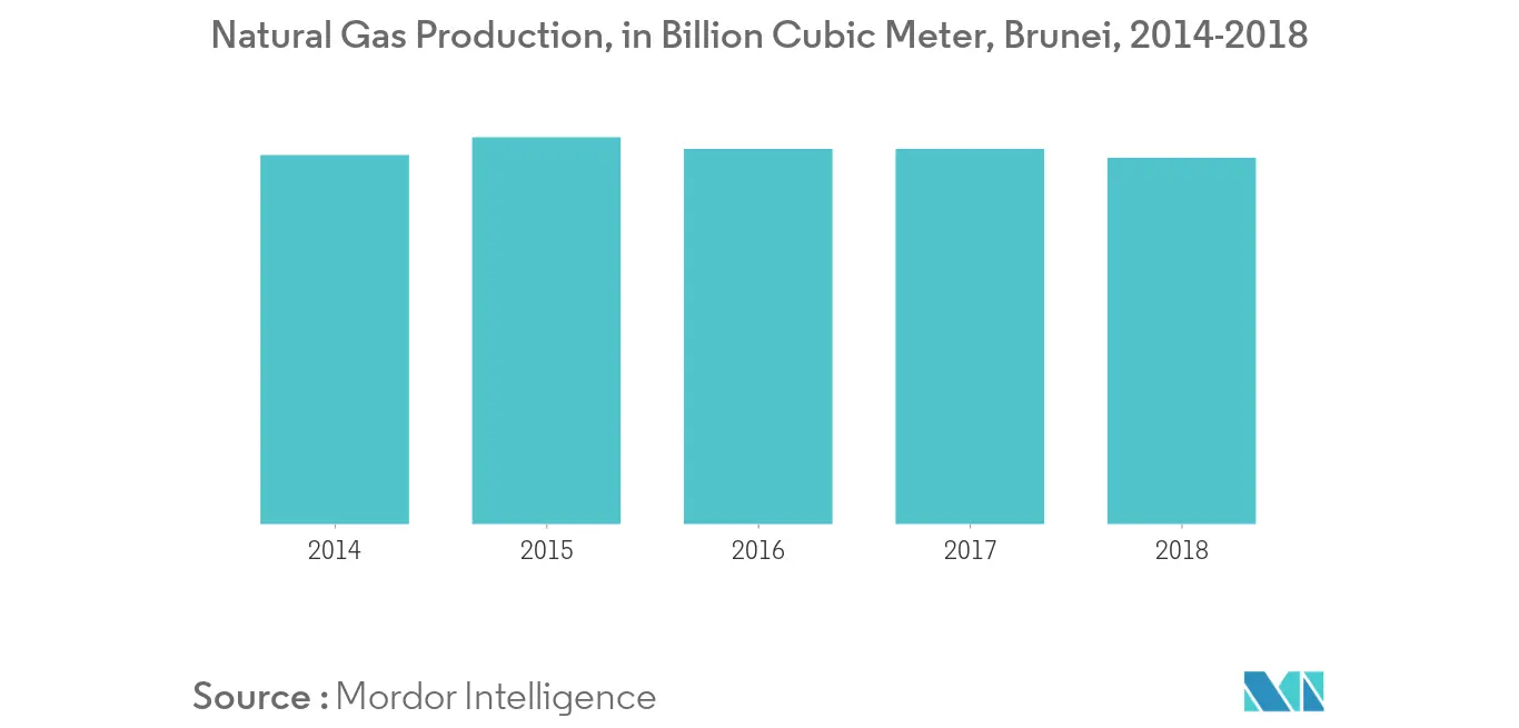 Brunei Power Market-Natural Gas Production