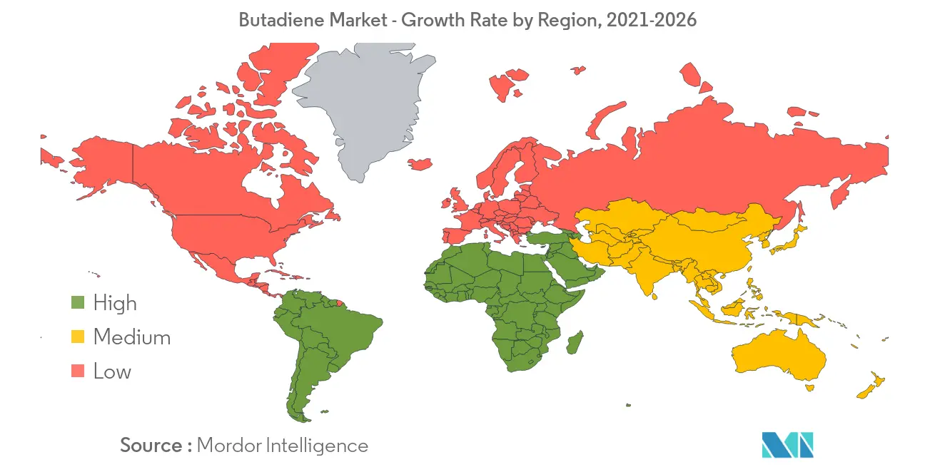 Butadiene Market Geography Trends
