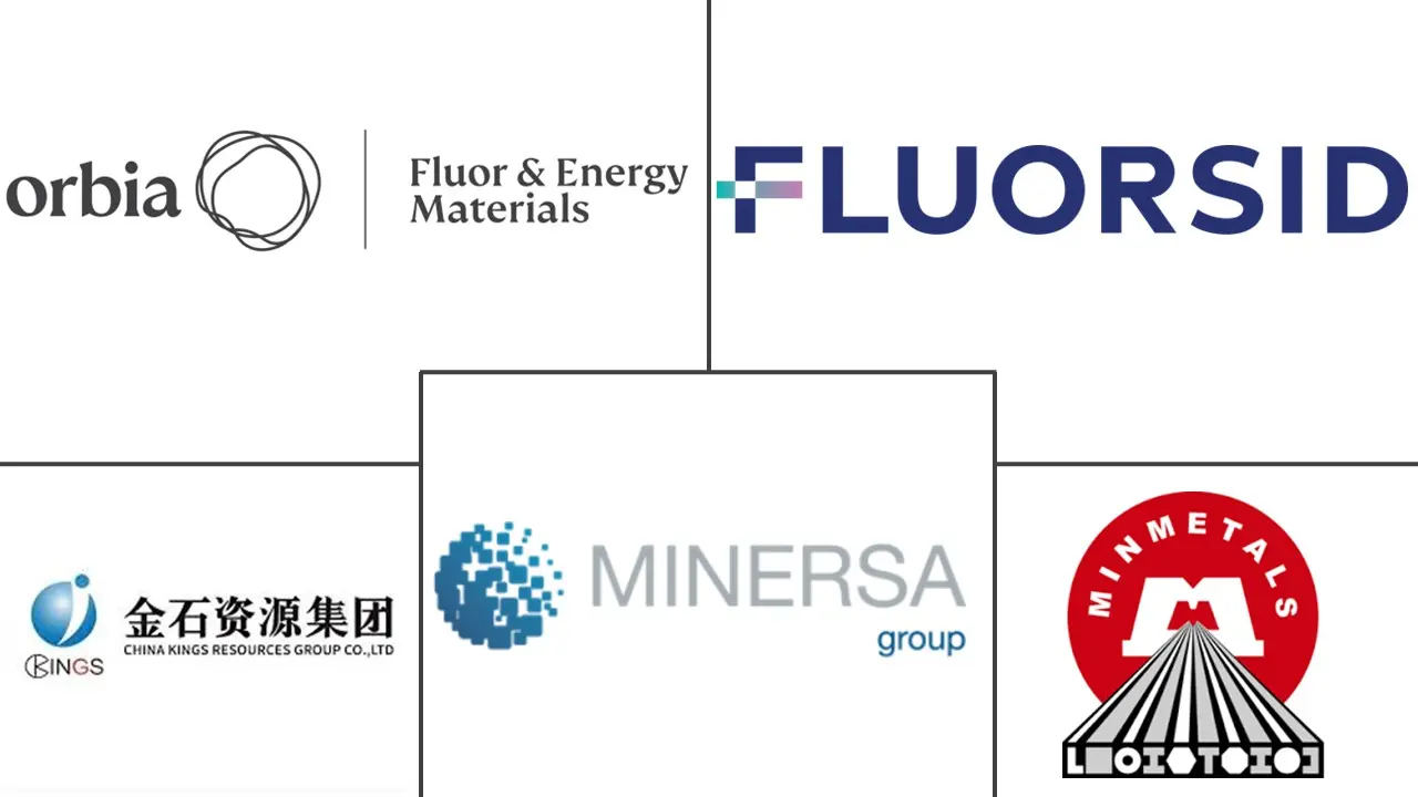 Major players in Calcium Fluoride industry