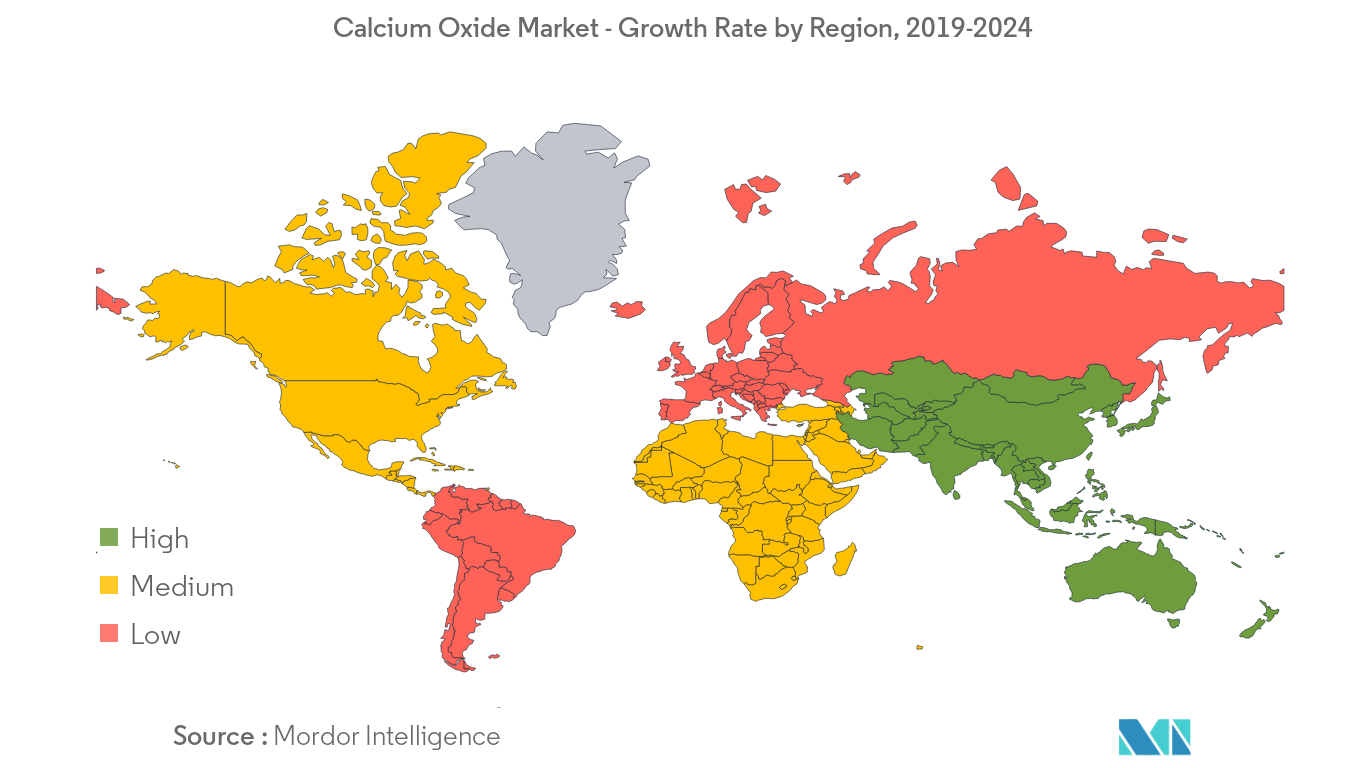 Calcium Oxide Market Regional Trends