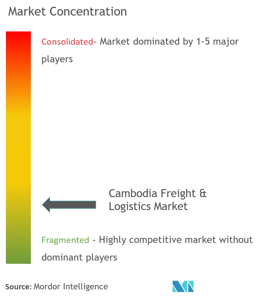 Cambodia Freight And Logistics Market Concentration