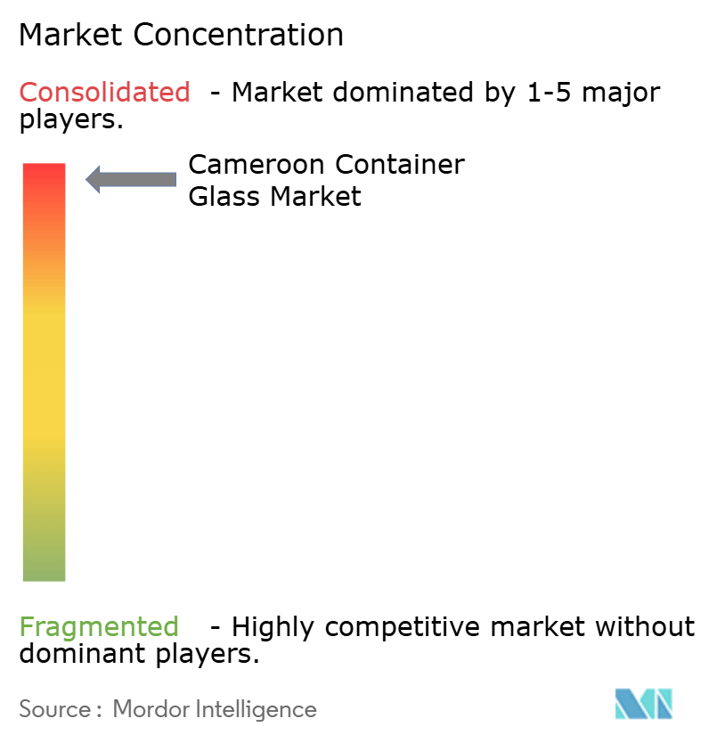 Cameroon Container Glass Market Concentration