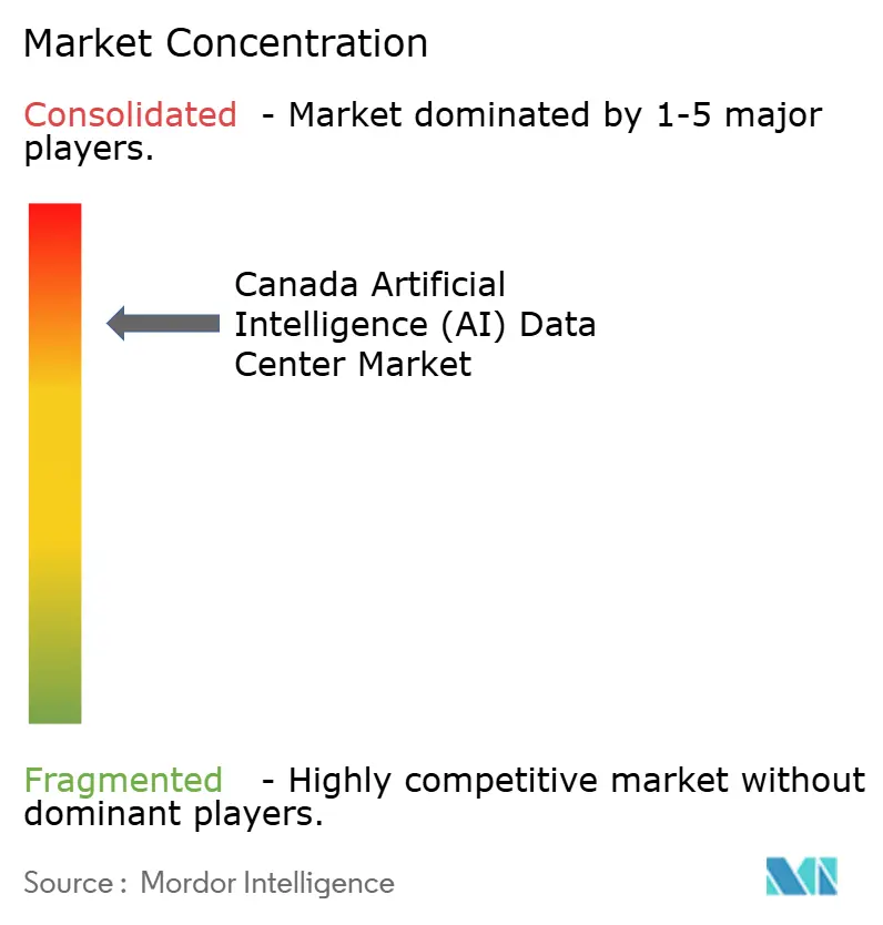 Canada Artificial Intelligence (AI) Data Center Market Concentration