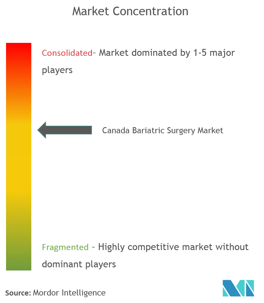 Canada Bariatric Surgery Market Concentration