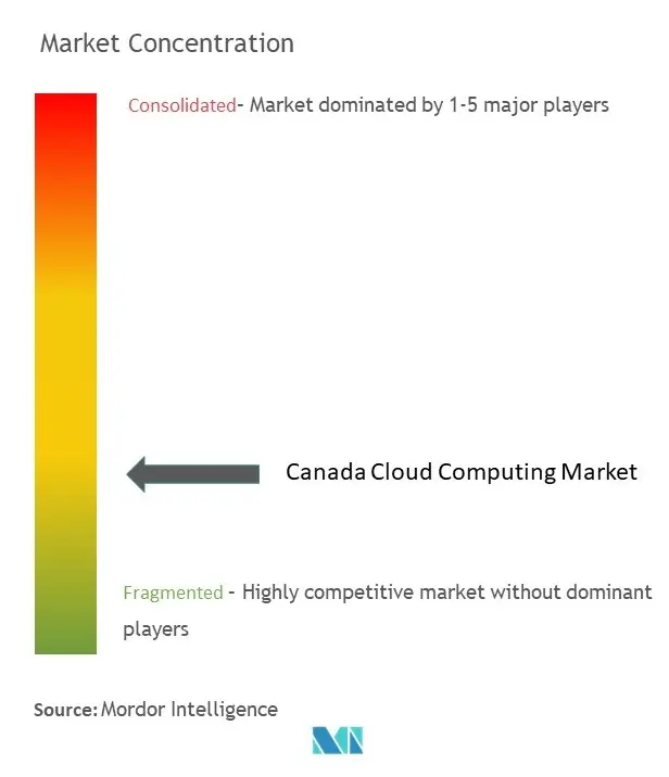 Canada Cloud Computing Market Concentration