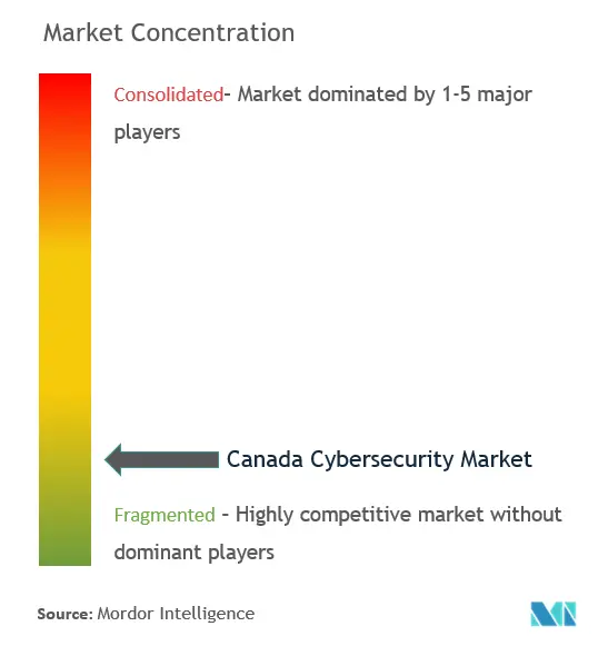 Canada Cybersecurity Market Concentration