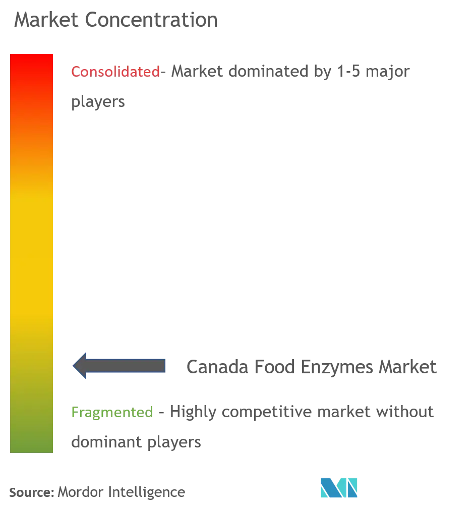 Grupo Puratos, Codexis, Inc, Ingredientes ABF, Novozymes A/S, Chr. Hansen Holding A/S, Koninklijke DSM NV, DuPont de Nemours, Inc.