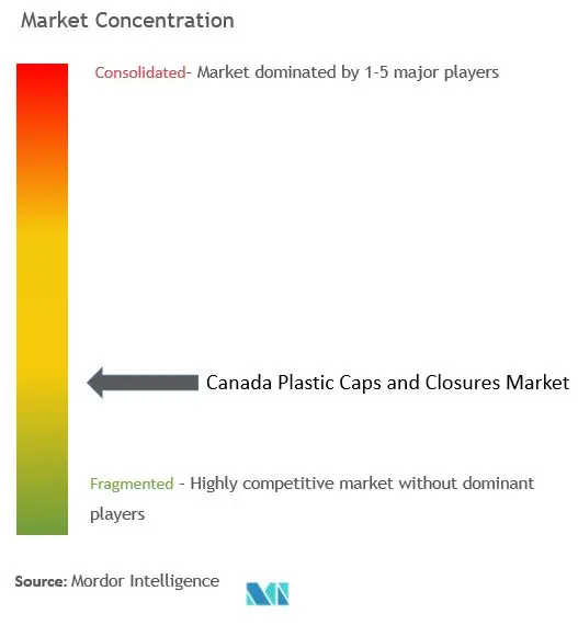 Canada Plastic Caps And Closures Market Concentration