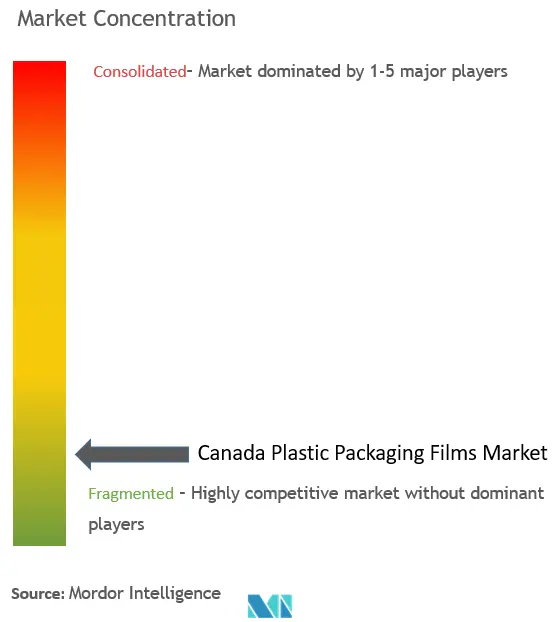 Canada Plastic Packaging Films Market Concentration