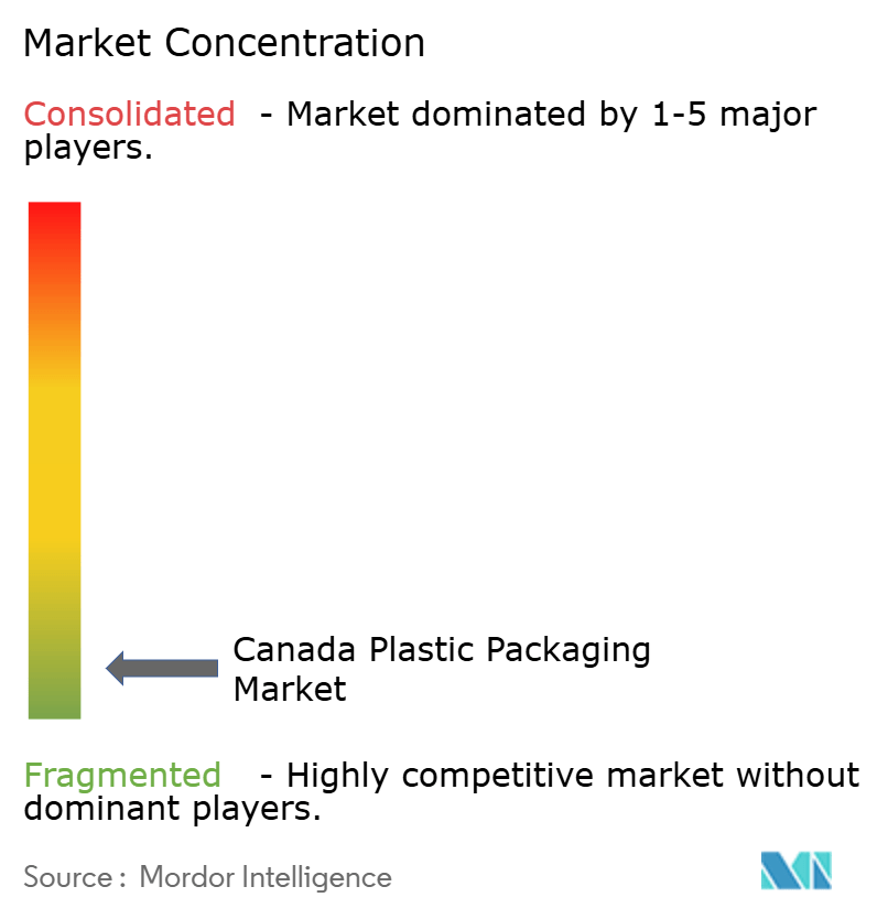 Canada Plastic Packaging Market Concentration