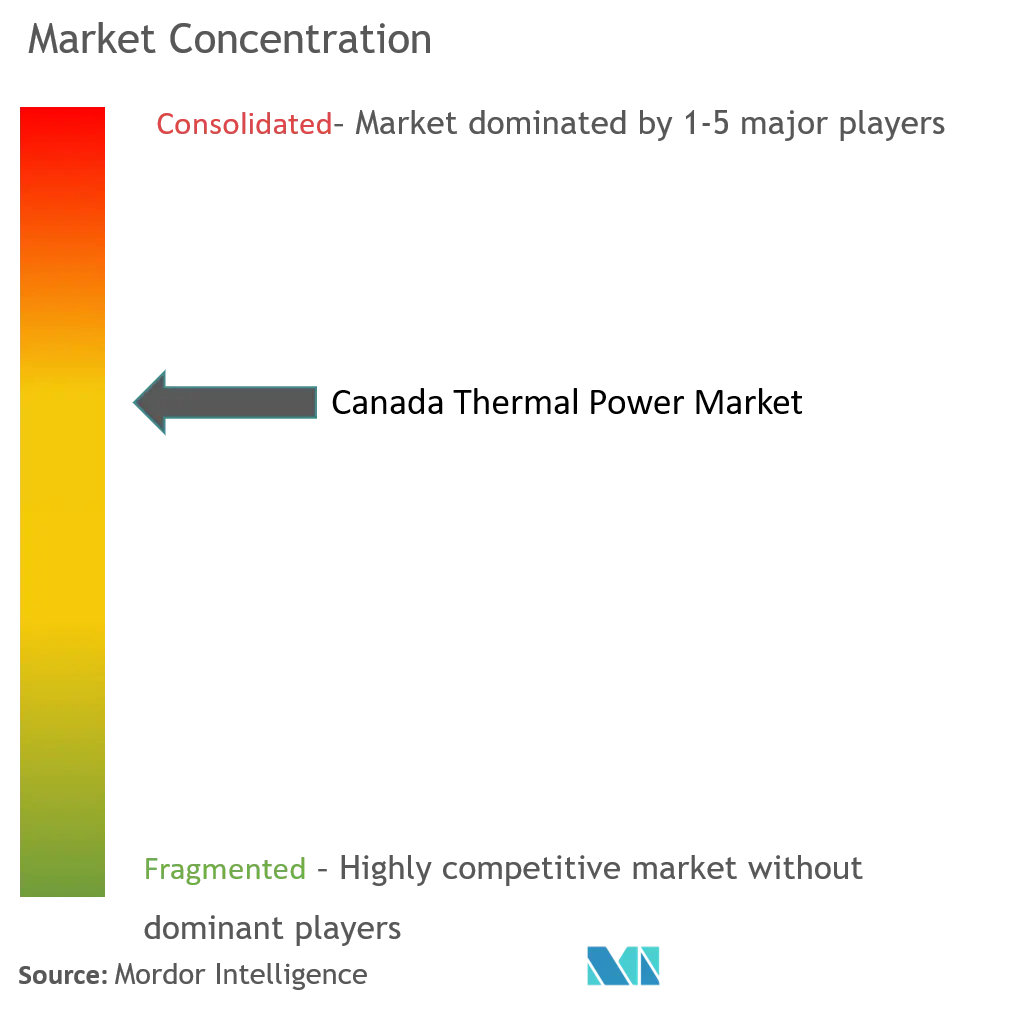 Canada Thermal Power Market Concentration