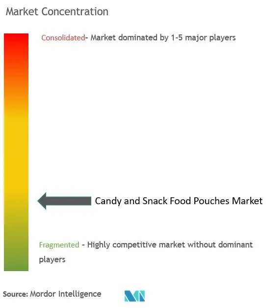 Candy And Snack Food Pouches Market Concentration