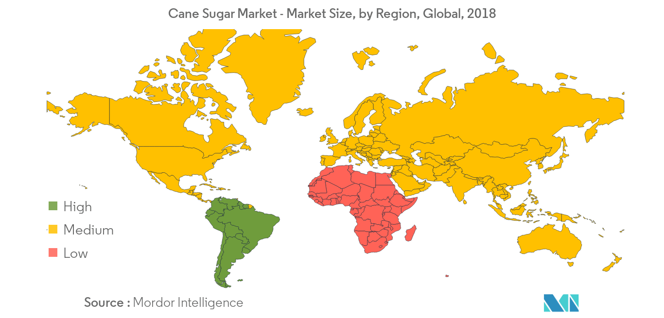  Cane Sugar Market Growth by Region