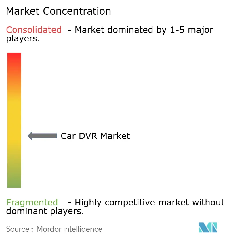 Car DVR Market Concentration