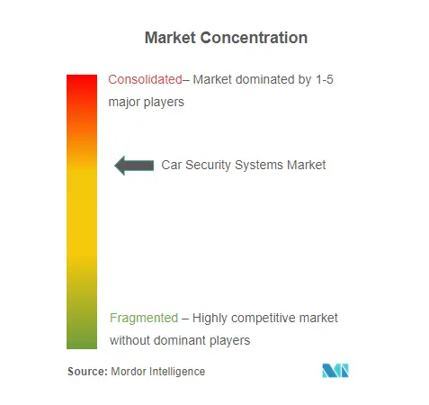 Car Security Systems Market Concentration