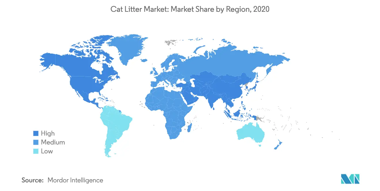 Cat Litter Market Growth Rate By Region