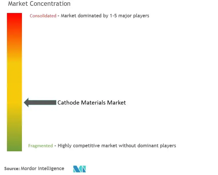 Cathode Material Market Concentration
