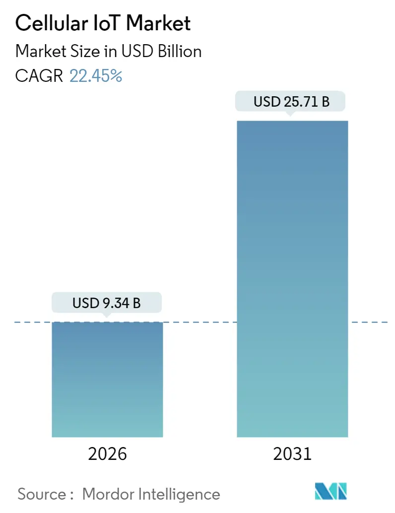 Cellular IoT Market (2025 - 2030)