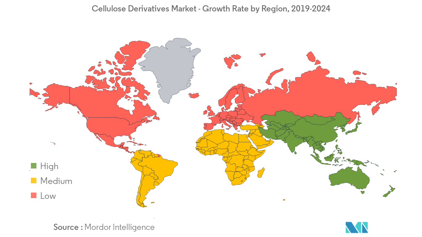 Cellulose Derivatives Market - Regional trends
