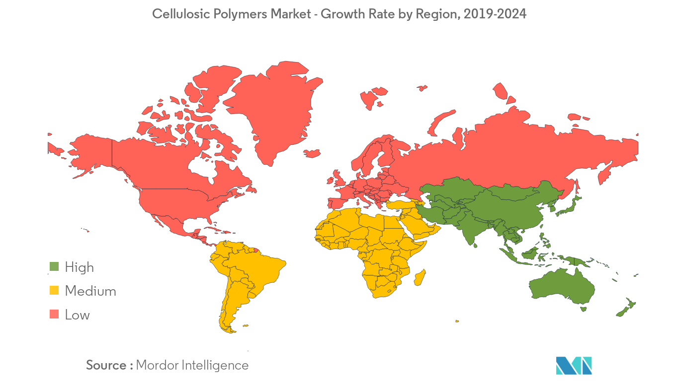 Cellulosic Polymers Market Growth by Region