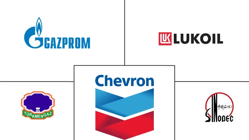中央アジアの石油・ガス市場の主要企業