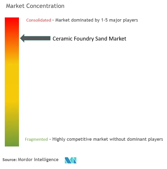 Ceramic Foundry Sand Market Concentration