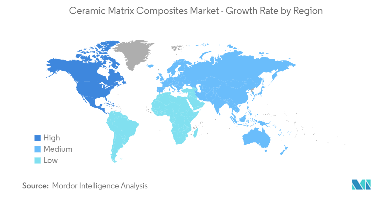 Ceramic Matrix Composites Market - Growth Rate by Region