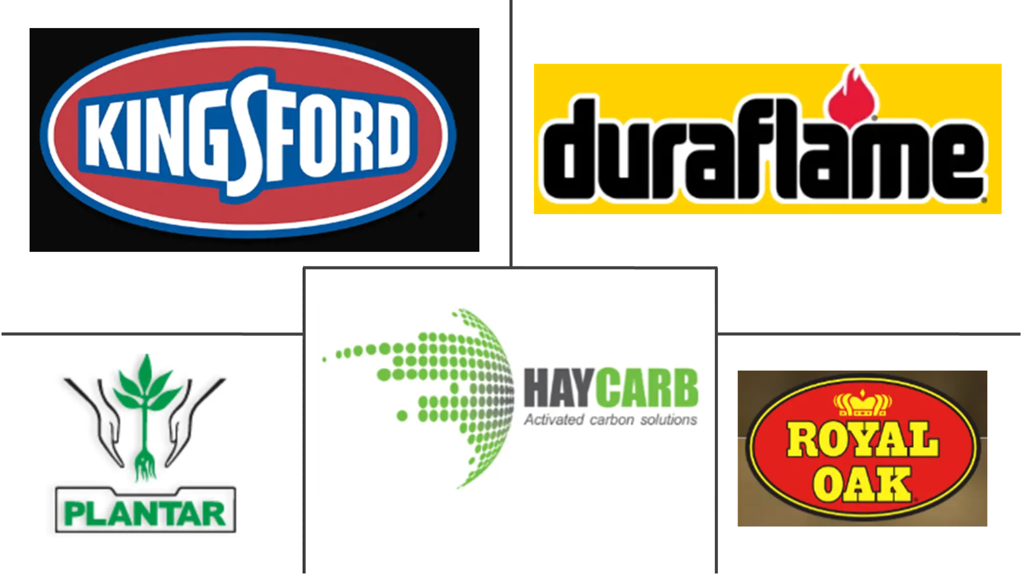 Major players in Charcoal industry