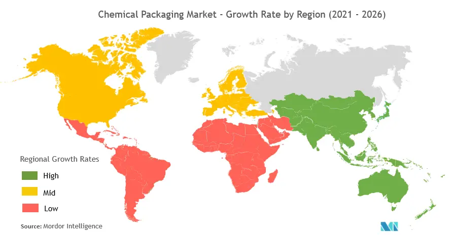 chemical packaging market share