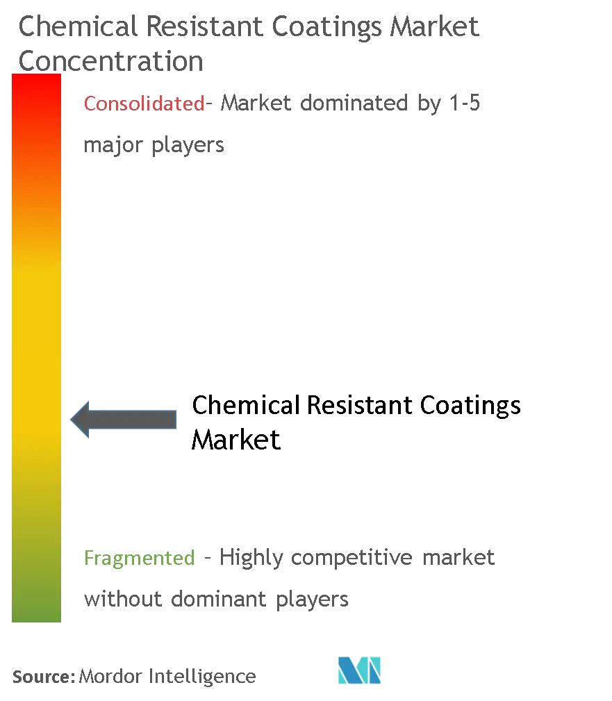 Chemical Resistant Coatings Market Concentration