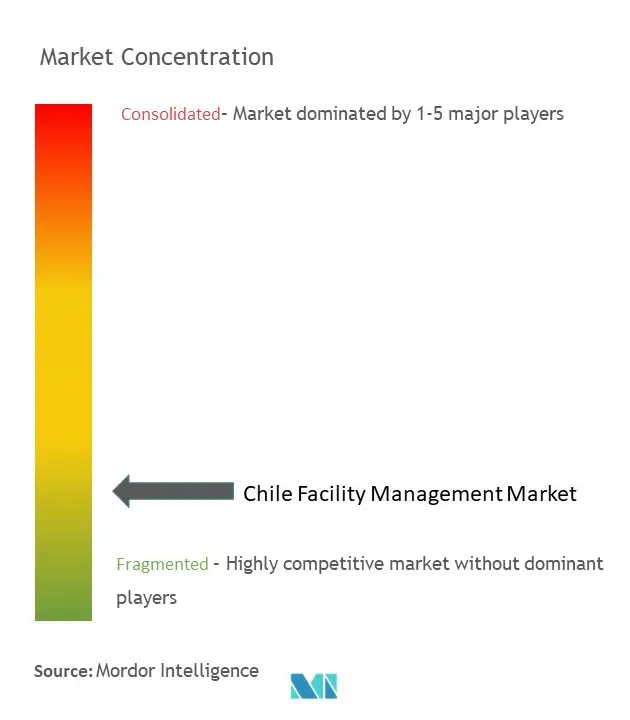 チリの施設管理市場集中度