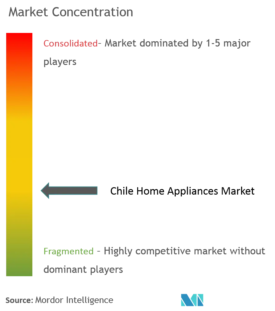 Chili Appareils électroménagersConcentration du marché