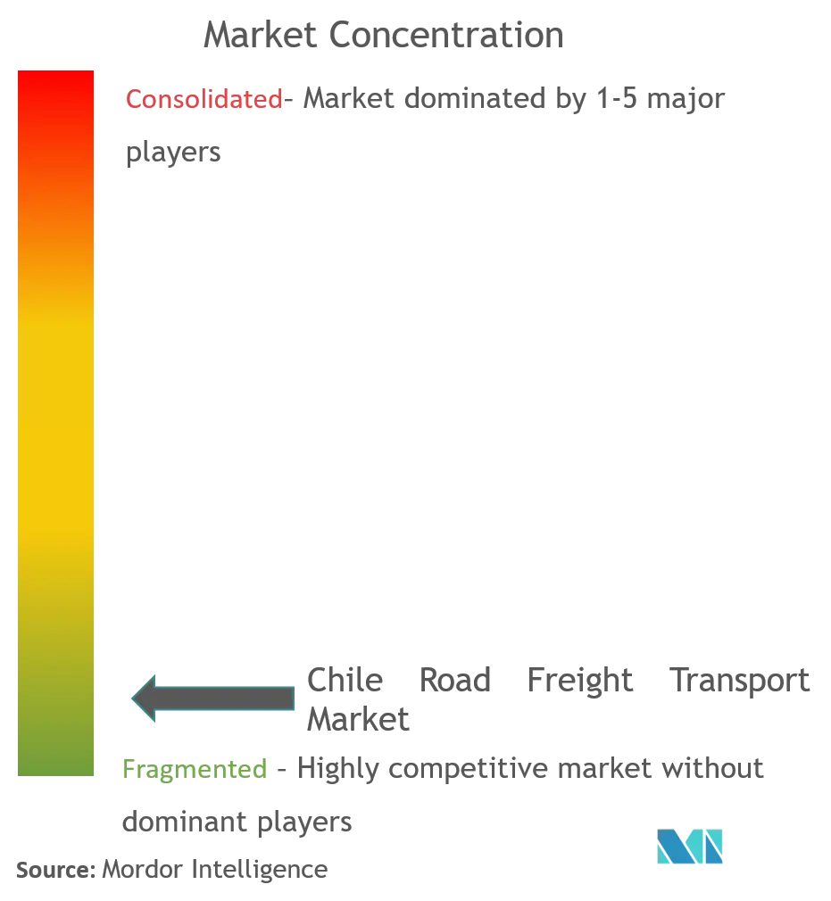 Chile Road Freight Transport Market Concentration