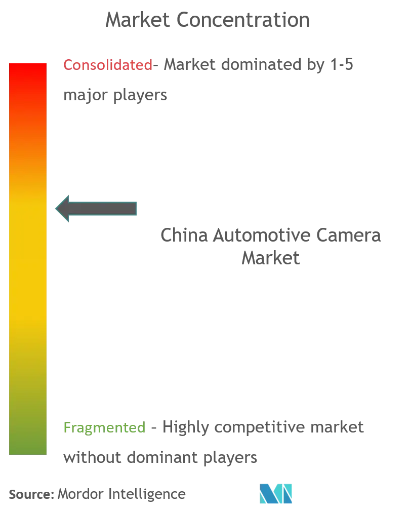 China Cámara automotrizConcentración del Mercado