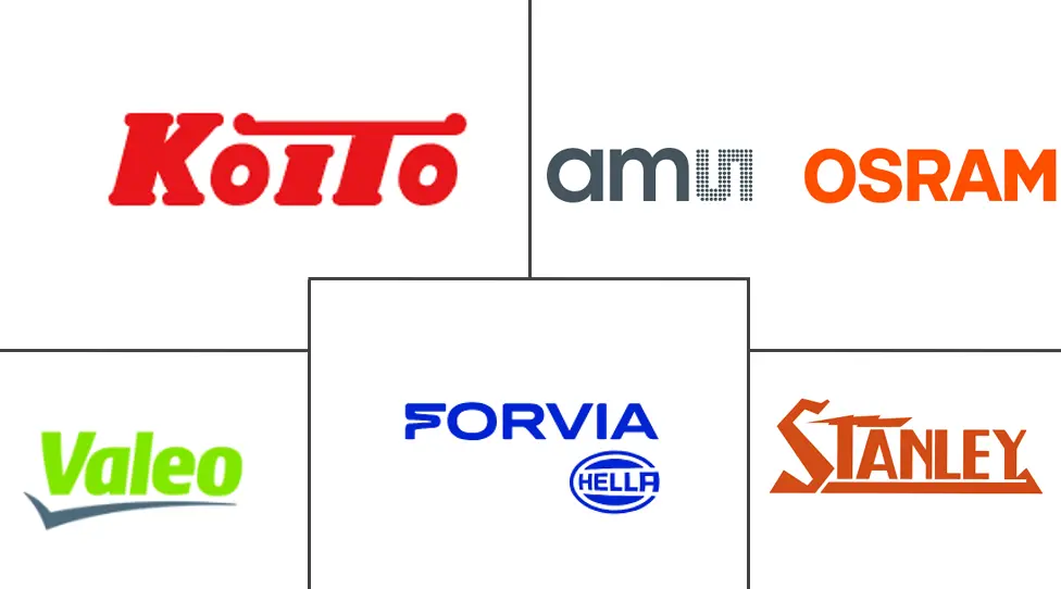 Major players in China Automotive LED Lighting industry