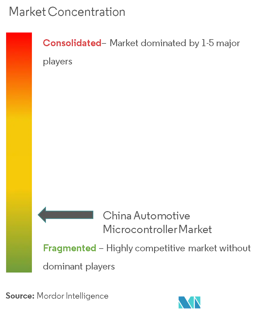 China Automotive Microcontroller Market Concentration