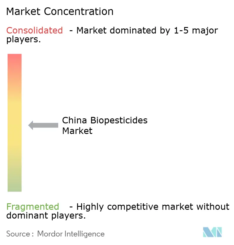 China Biopesticides Market Concentration